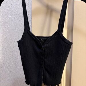 casual cropped tank top